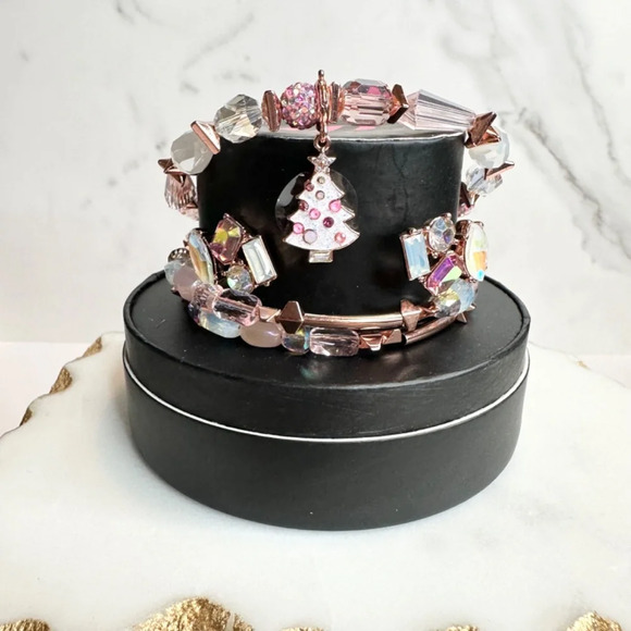 Bomb Party Holiday Stack 2023 I'm Dreaming of A Pink Christmas RBP6513 NWT - Picture 2 of 11